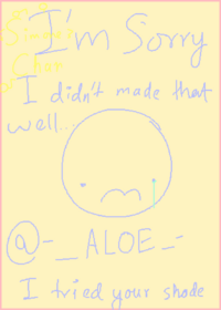 I tried my best…