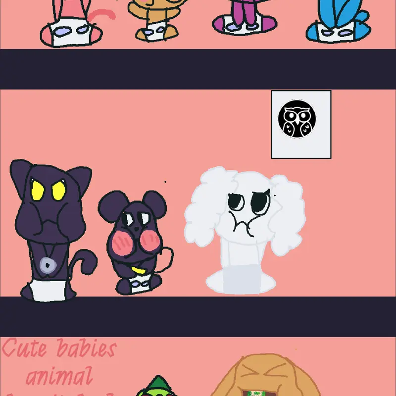 Animal hospital babies by @kawaiibea