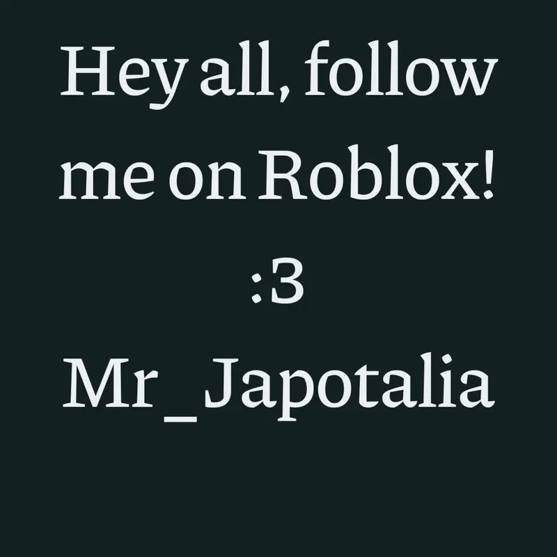 Roblox by @Mr_Japotalia_Official