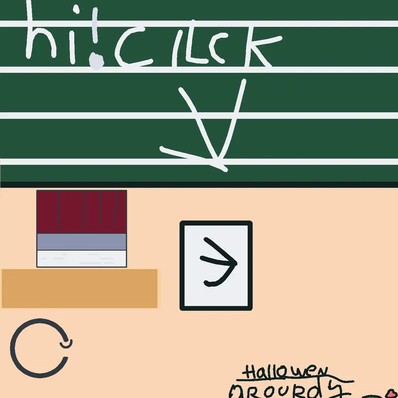Chalkboard game by @Strawberrie_Alt
