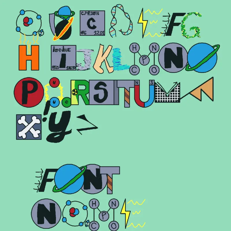 A is for Atom by @HappyHalloweenSilicon