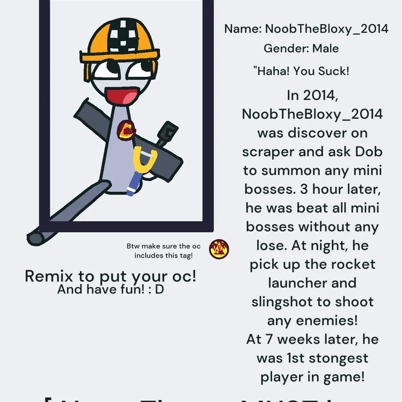 Game by @NoobTheBloxy_2014