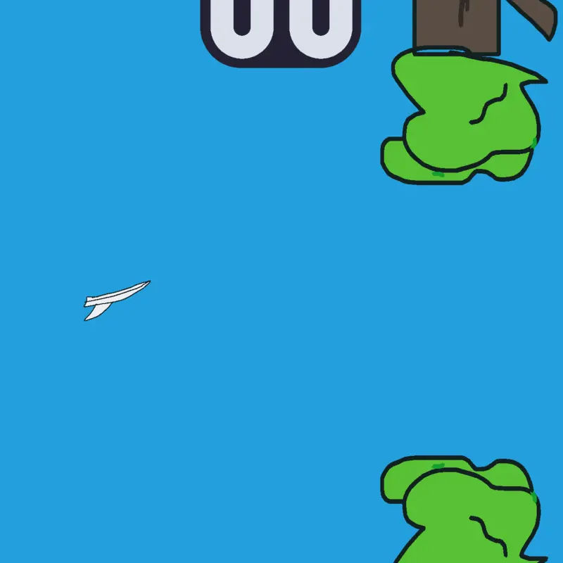 paper plane my first ever working game by @Kellery
