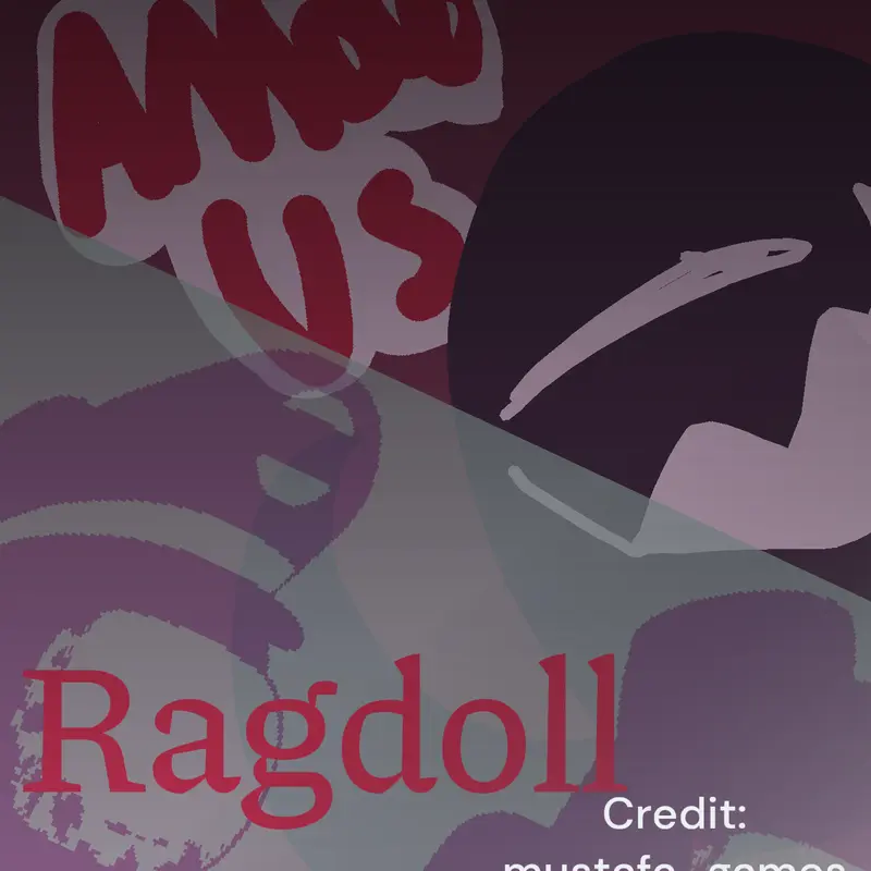 Among us ragdool by @hammyrammy