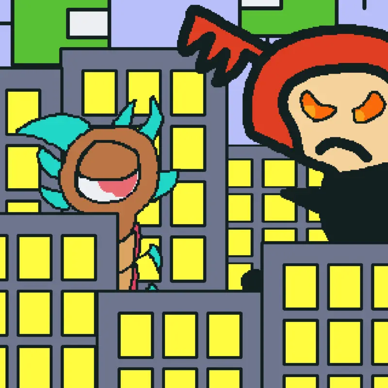 Monster vs monster by @FrostZerts