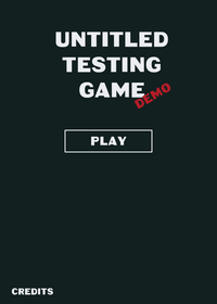 Untitled testing game demo