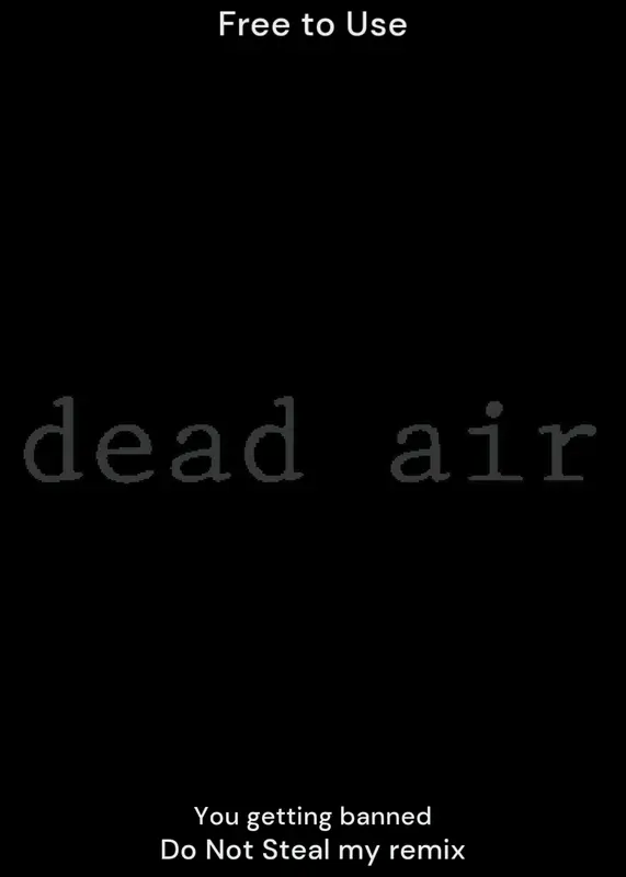 Dead Air Song Free by @MePhoneHalloween