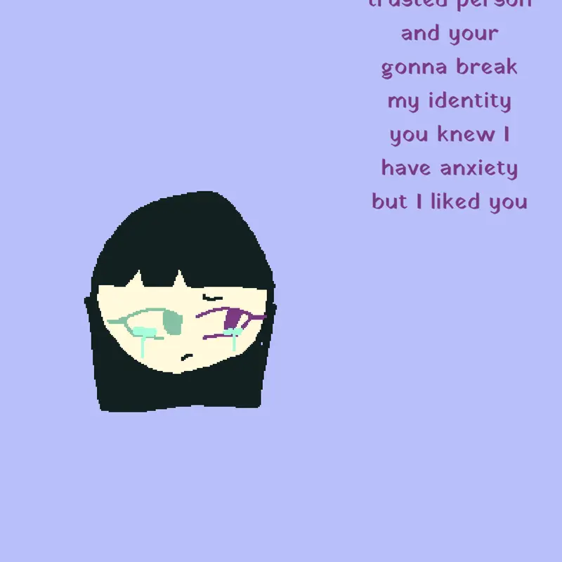 Fake friend by @YURI_YANDERE