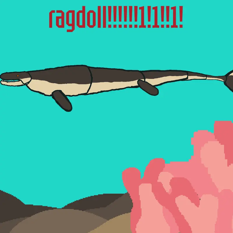 PROGNATHODON RAGDOLL!!! by @kapro_studios