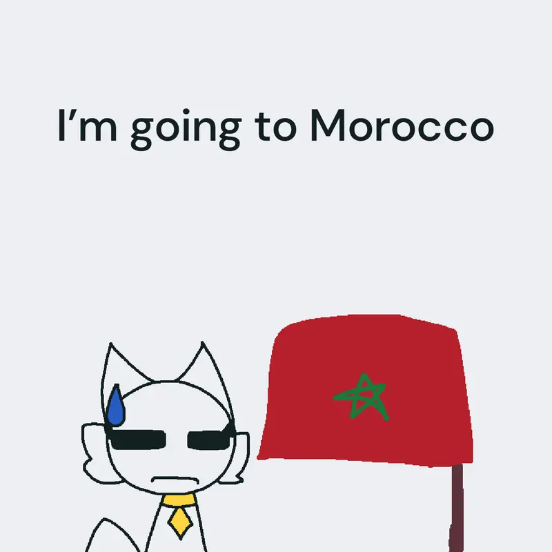 I’m going to Morocco by @ilovewend2
