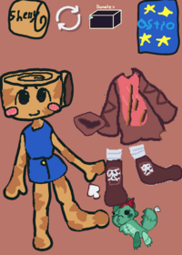 Shelly dress up! (Dino version)