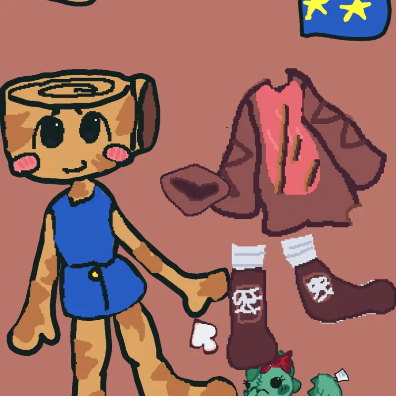 Shelly dress up! (Dino version) by @cookie_kitty_4_life