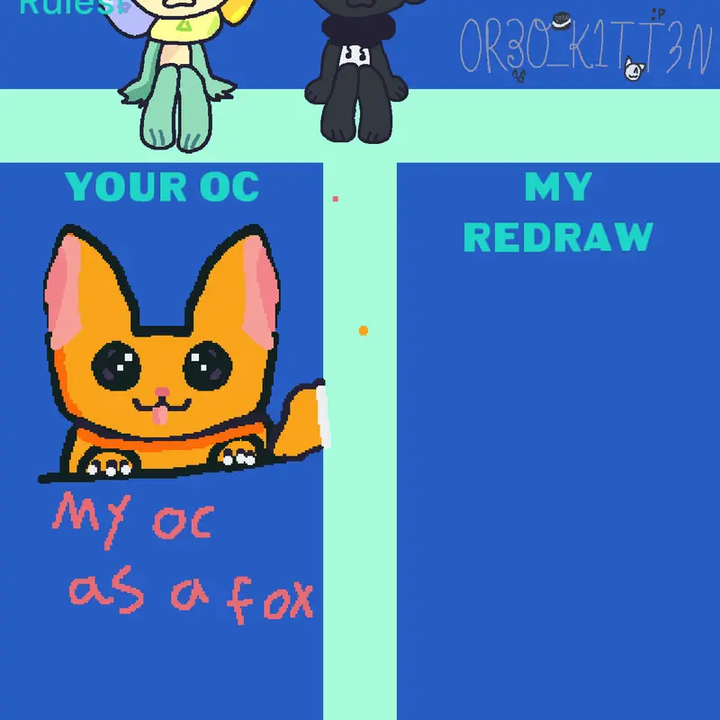 My bat OC as a fox by @sanime_shinuzingawa_ds