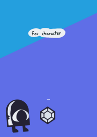 Draw a path for character 2