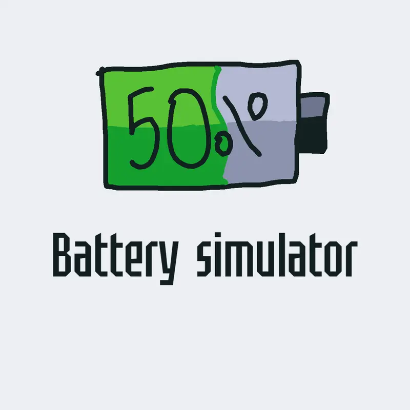 Battery charging simulator by @Lentoon_fungames