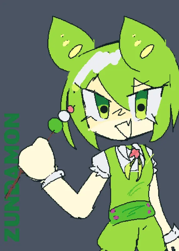Zundamon ! by @jammer_kaijuparadise14