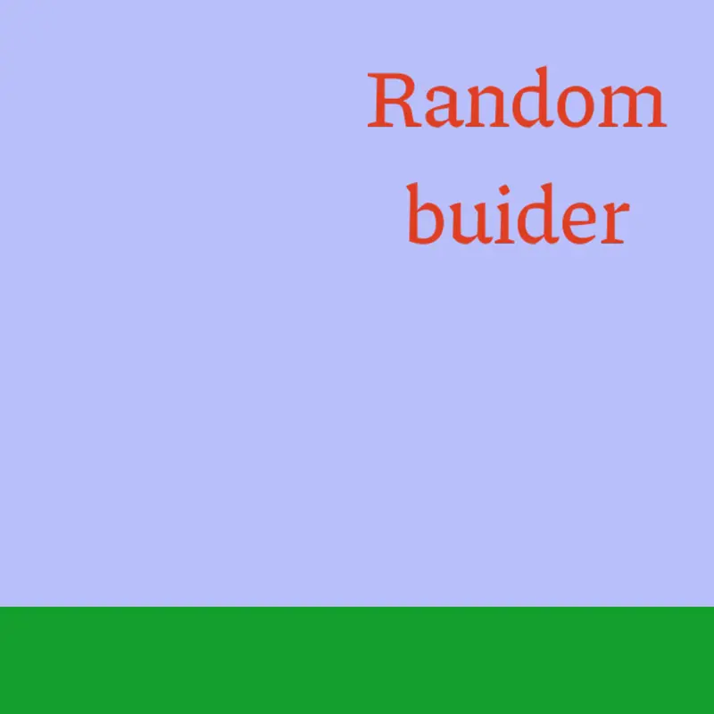 Random builder by @BWA_official