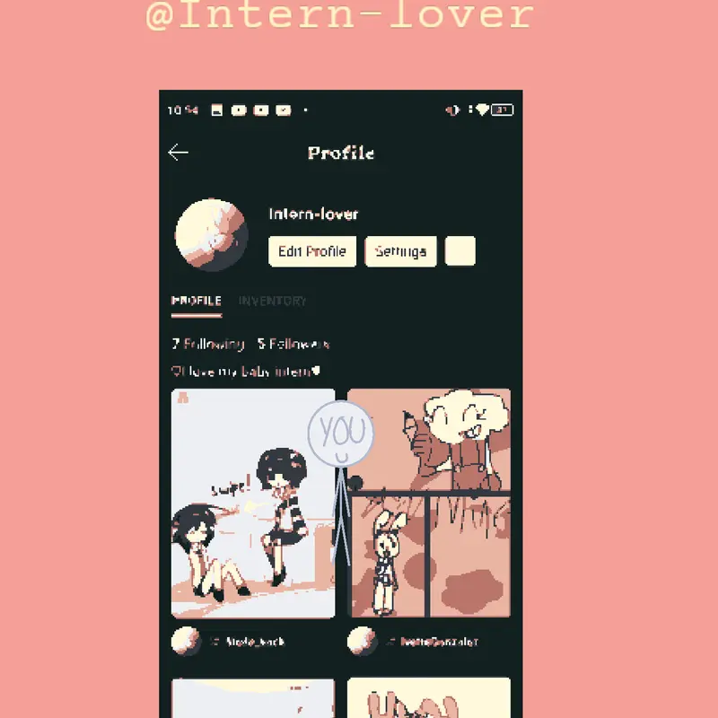 New username by @Intern-lover