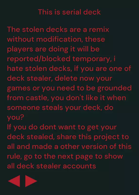 A new rule by @Iwantcastle