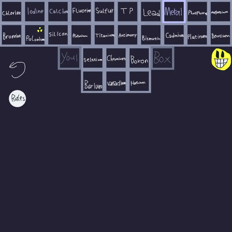 Periodic table sandbox by @kian1400
