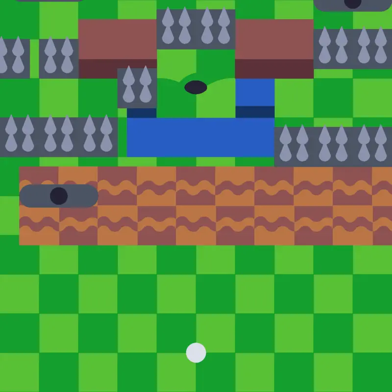 Golf  Impossible by @fenecododeserto