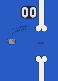 Flappy pebbles