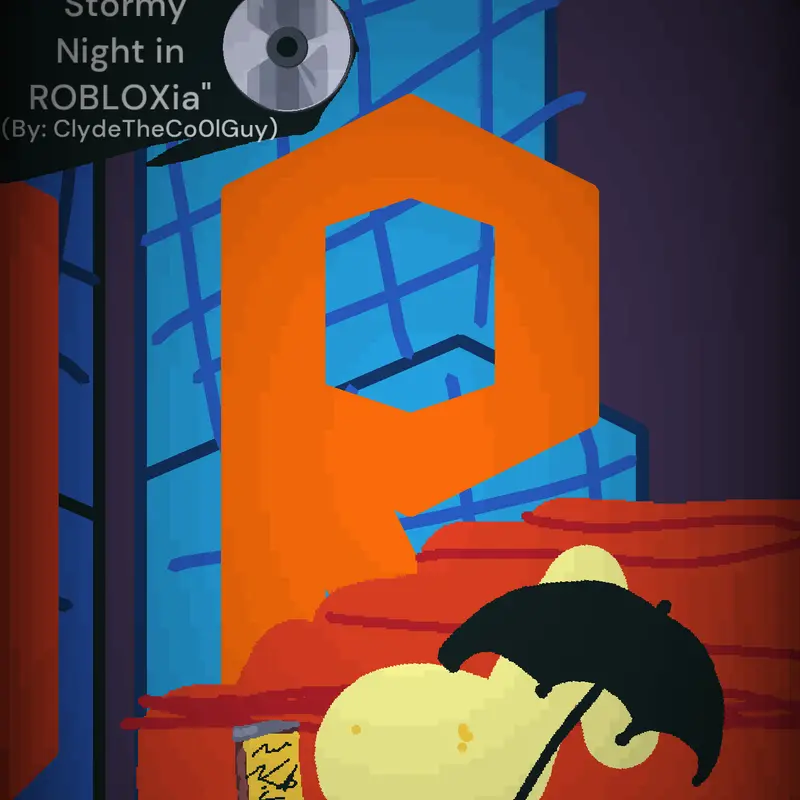 "Stormy Night in ROBLOXia" by @epicface_shed
