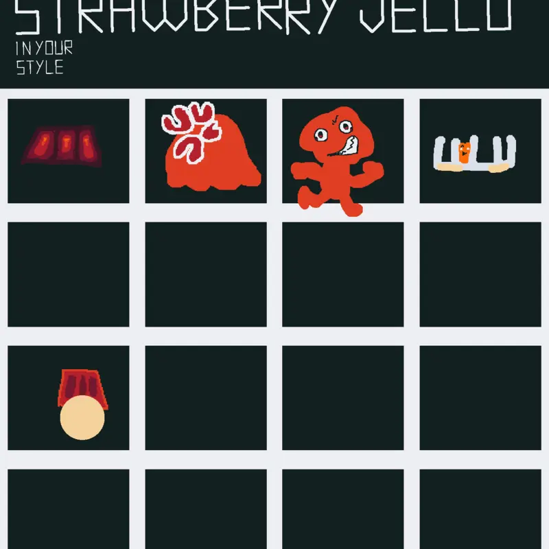 A Remix party of strawberry jello! by @the_BLAZING_sun