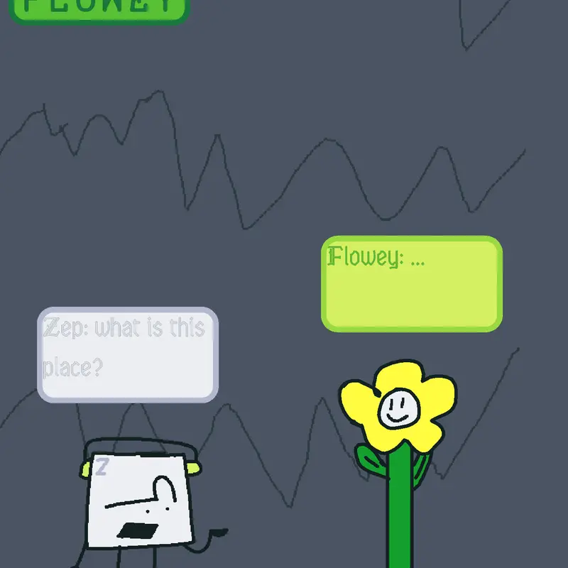 Qna with flowey by @zenixxxxxxxxx