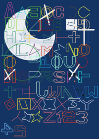 Alphabet in neon Band!!