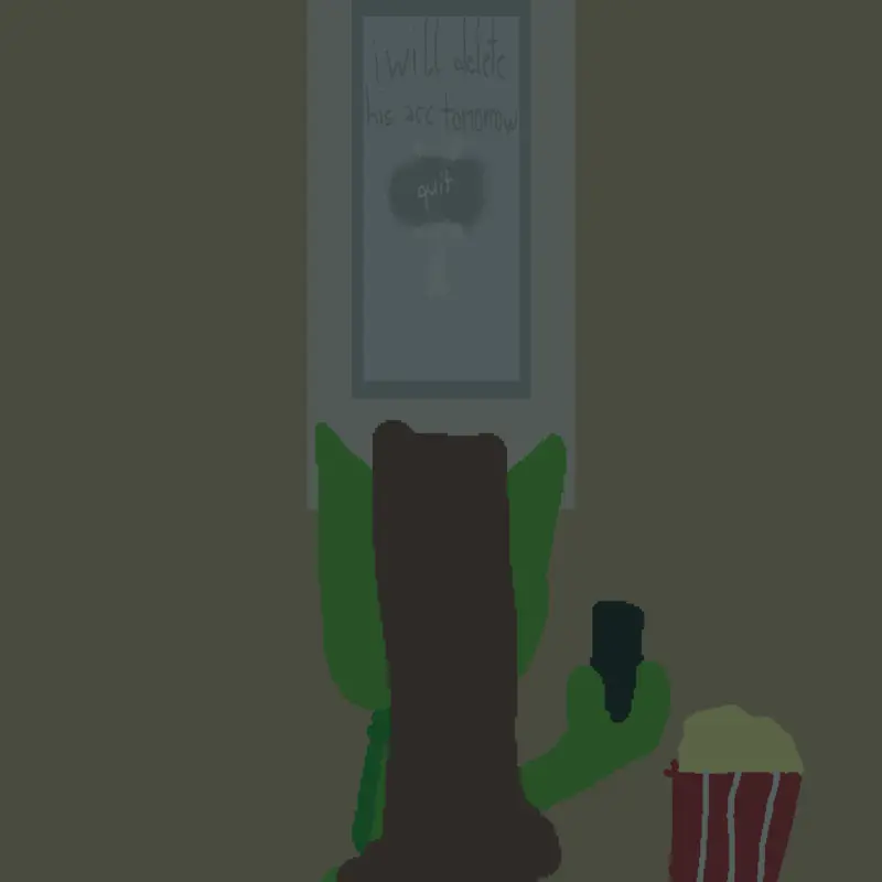 U are hungry? Here, some popcorn! by @Green_Y