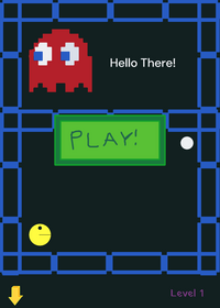 This is a pac man game with 26 levels!