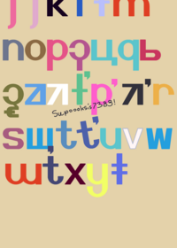 Tuťuł'p'æ alphabet [UNFINISHED]