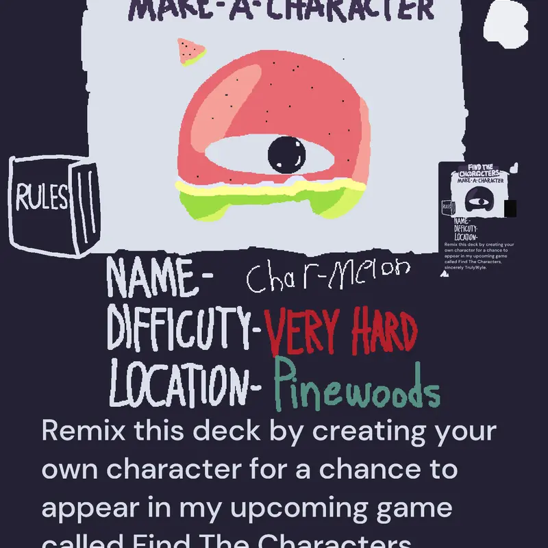 Game by @ijustcreaterandomdecks