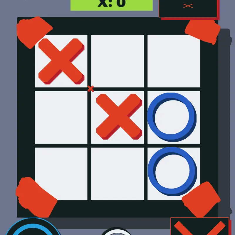 Tic Tac Toe by @Daniel_Hatem