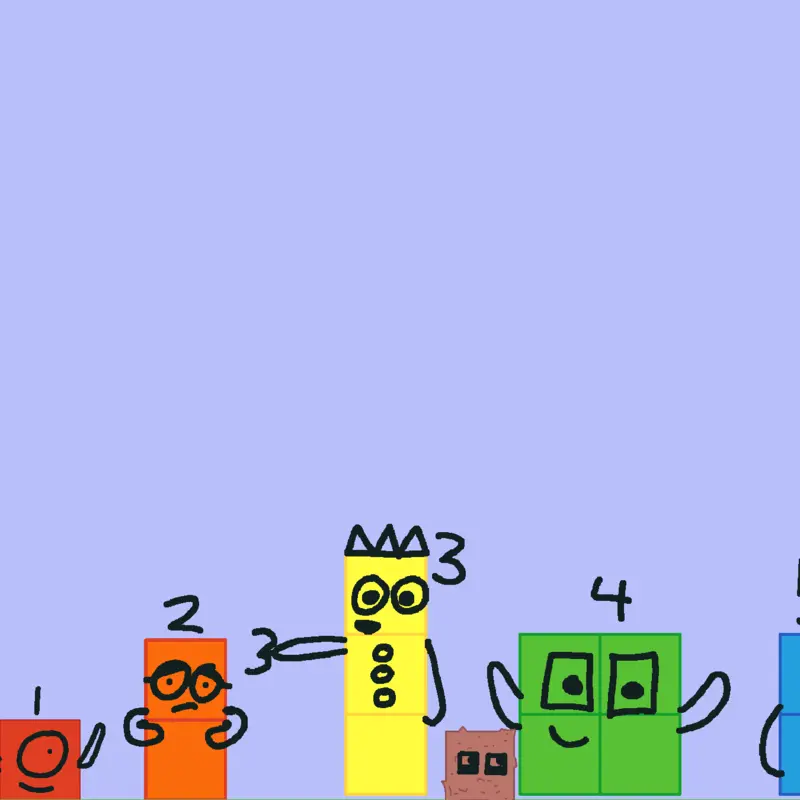 Numberblocks roplay! by @memjg