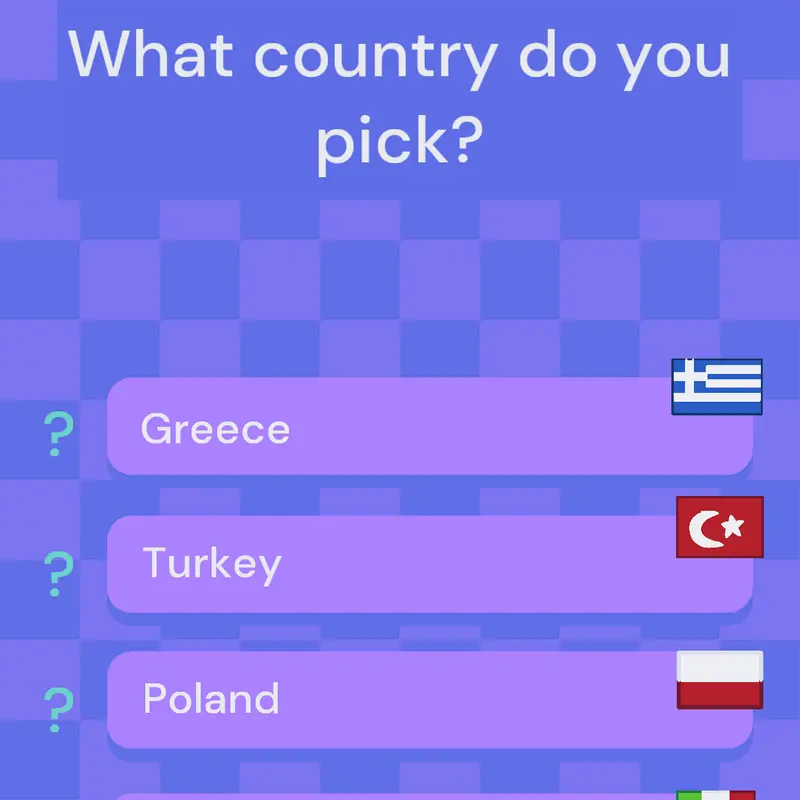 What country do you prefer? by @Ppp_greece