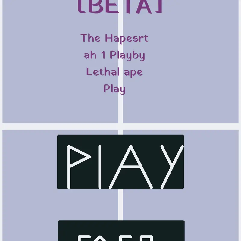 Game by @lethalapey