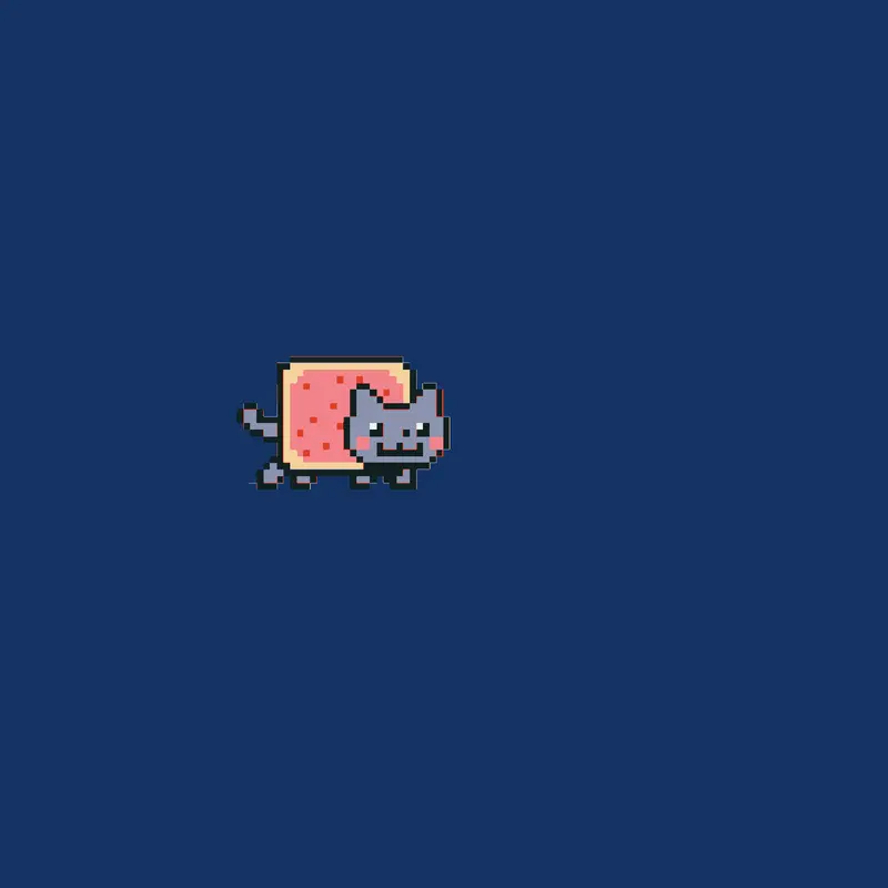Nyan cat jump! by @ImIceFox