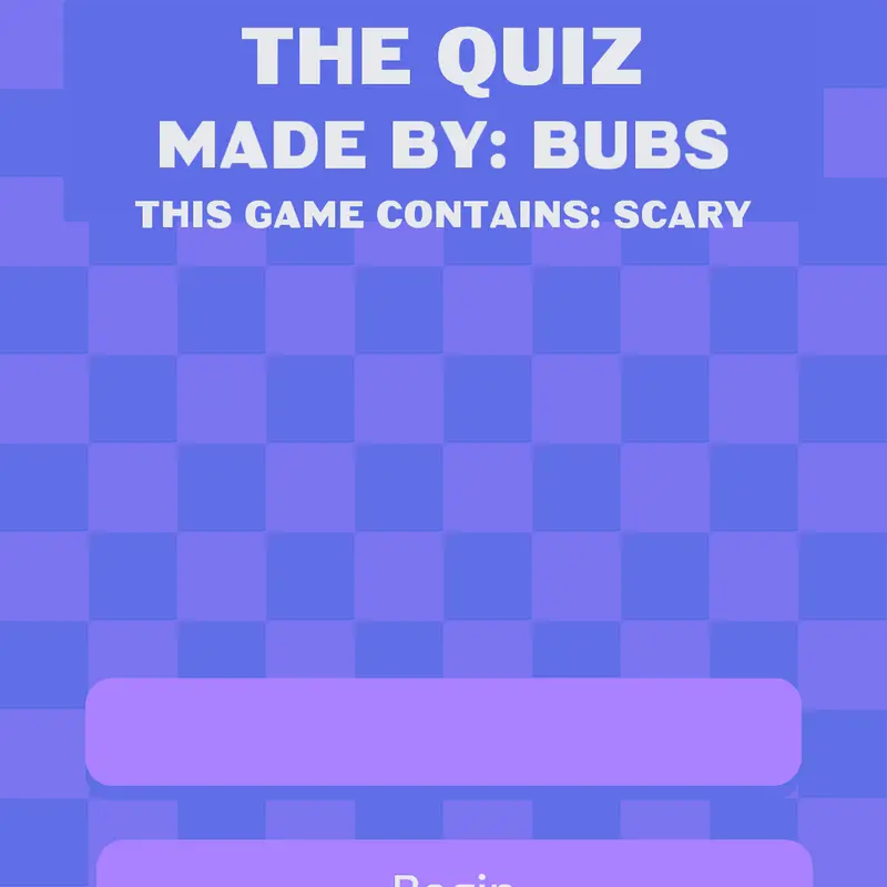 Game by @BubbaGT