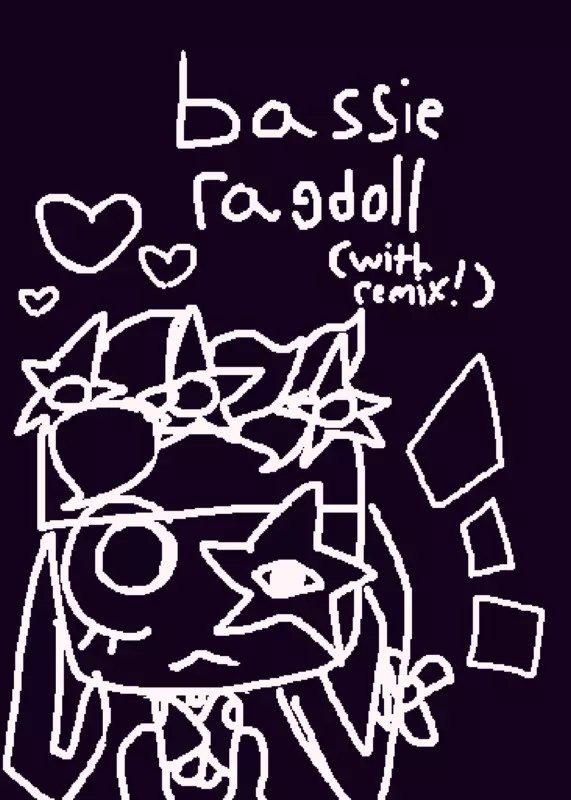 Bassie ragdoll by @StarJelly