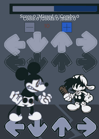 FNF test 2 Mikey and Boyfriend reliance
