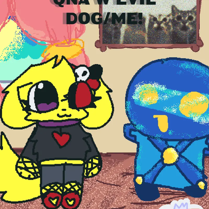 Qna with evildog!! by @FLoReN_248_art