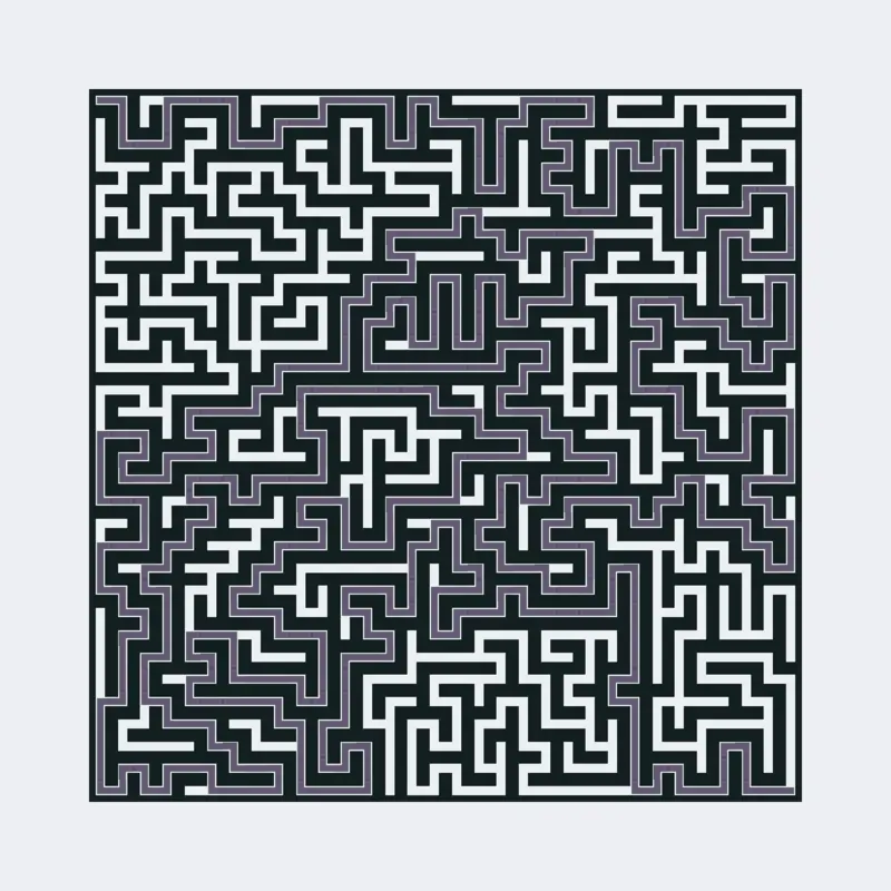 Maze Generation and A* Solver by @kaylamay