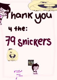 make me a snicker!!!!!!!!!!!