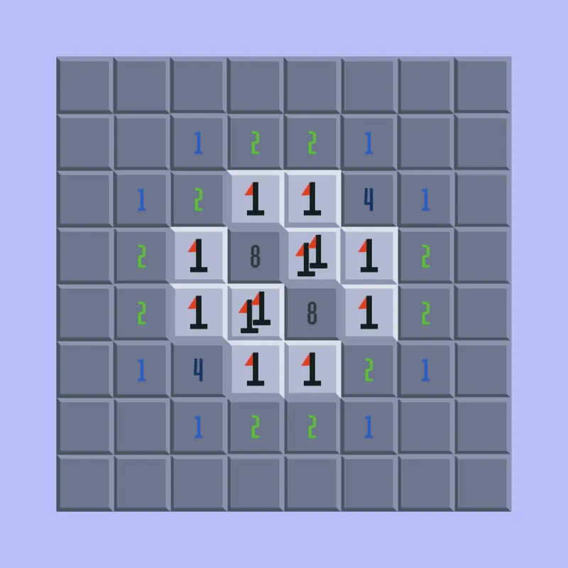 Game by @MinesweeperNoob8Tiles