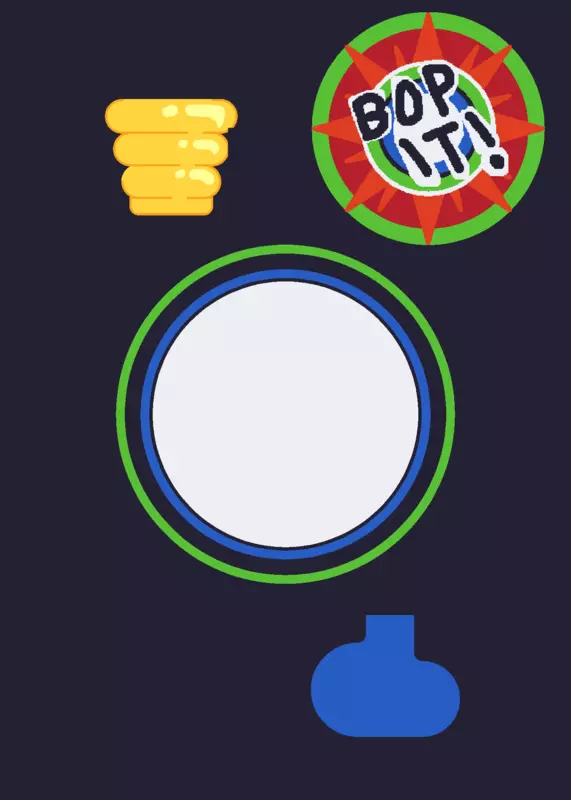 BOP IT! Castle edition by @Arctic_Heart_Studio