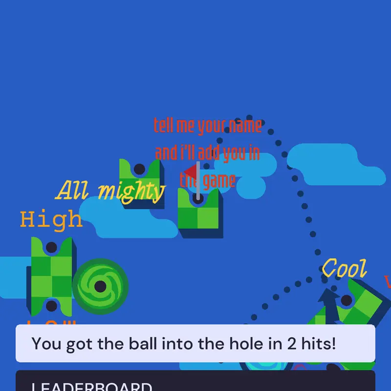 super golf by @MYGOATISMATER
