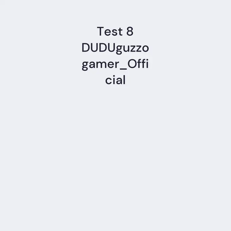 Game by @DUDUguzzogamer_Official