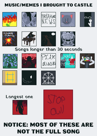 Music I brought to castle